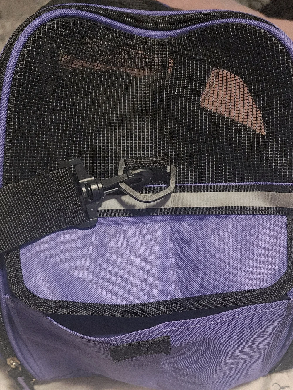 Purple Soft-Sided Pet Carrier - Portable Dog Carrier
